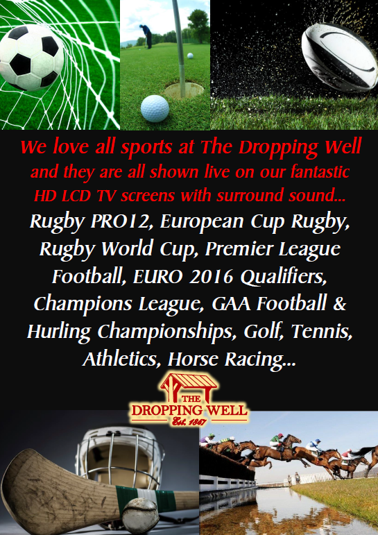 The Dropping Well - we love sport for website events-sports page
