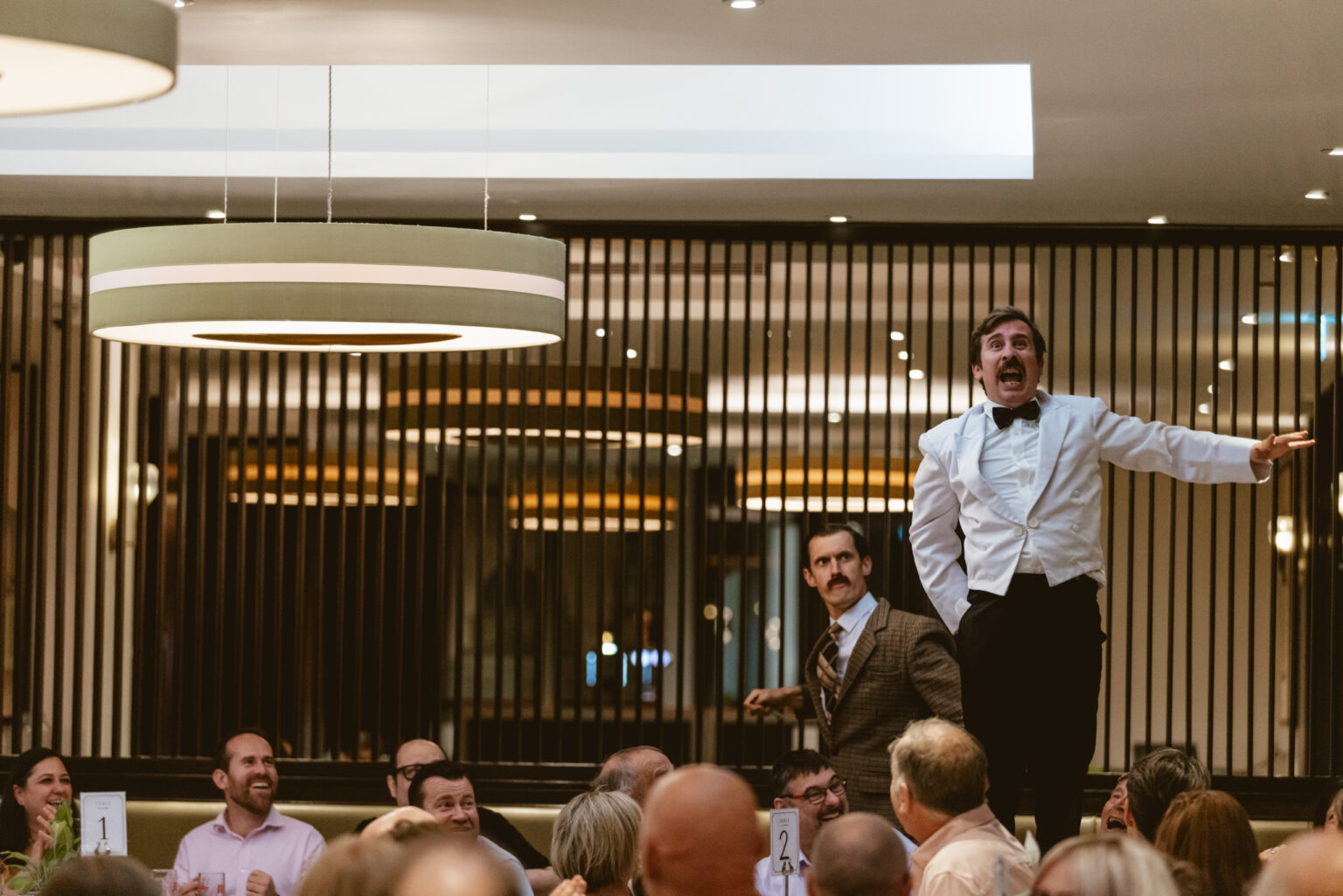 Faulty Towers The Dining Experience cast in action